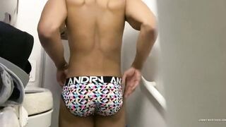 Gay airplane jerk off leaked on flight bathroom black muscle hunk cumshot