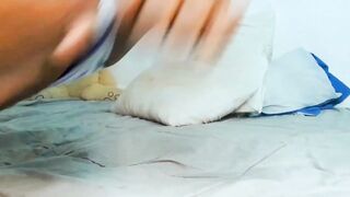 Big Black Cock Chokes While Cumming Hard in Tight Underwear