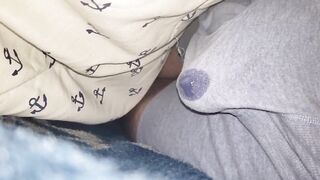 Twink cumshot leaks in tight boxers from wet dream solo session