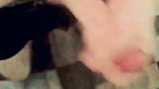 Big black daddy’s monster cock dripping in tight boxer briefs gagging solo cumshot