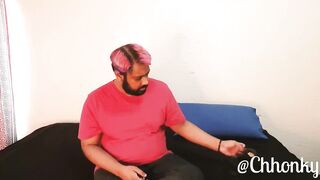 Enjoying My Smelly Feet Shoes And Undies After A Long Day Filthy Sniffing Bear Gets Cumshot