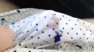 Boxer briefs ruined by hot cumshot bulge