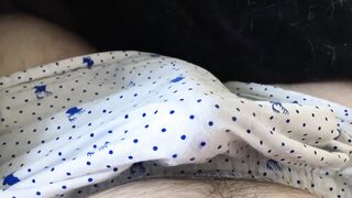 Boxer briefs ruined by hot cumshot bulge