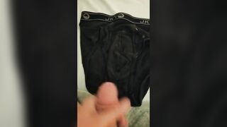 Solo Slaved Huge Cum Drips Soaked Briefs POV