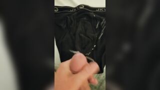 Solo Slaved Huge Cum Drips Soaked Briefs POV