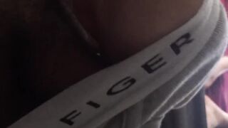 Big fat cock ruined by desperate condom cum