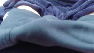 My favorite shorts ruined by cum in pants while masturbating
