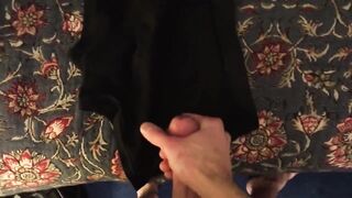 Big cock twink gets massive cumshot on wet underwear POV