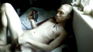 Jaden Wreys gets his big cock soaked in European cum