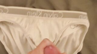 Bulging briefs burst with thick loads for the buyer