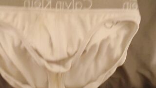 Bulging briefs burst with thick loads for the buyer