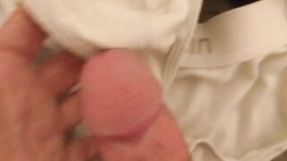 Bulging briefs burst with thick loads for the buyer