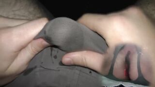 Super Orgasm with Aneros Helix Syn explodes cum in underwear
