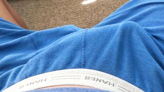 Morning wood thicc cock stuffed with squirted cum