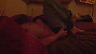 Gay hot guy jerks off teasing himself until cum drips down his cock