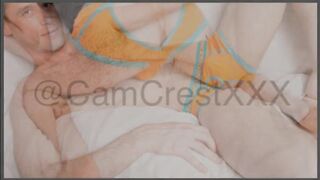 Cam Crest in Andrew Christian Gushing wet ass cheeks alone
