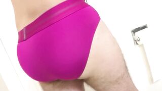 Gay calvin klein briefs solo cum shots tease