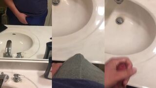 Playing with my dick through my shorts to underwear and cumming hard