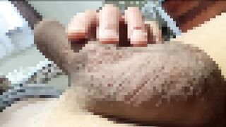 Gay Pinay stepsister's gigantic ass drools while masturbating raw