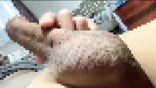 Gay Pinay stepsister's gigantic ass drools while masturbating raw