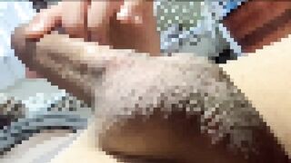 Gay Pinay stepsister's gigantic ass drools while masturbating raw