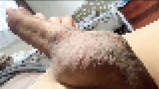 Gay Pinay stepsister's gigantic ass drools while masturbating raw