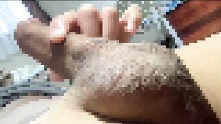 Gay Pinay stepsister's gigantic ass drools while masturbating raw