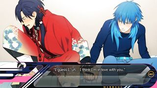 Koujaku confesses raw love to Aoba in brutal gay yaoi hentai sex