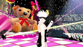 Gojo's bunny suit dance ruined my hole raw gay anime filth