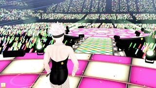Gojo's bunny suit dance ruined my hole raw gay anime filth