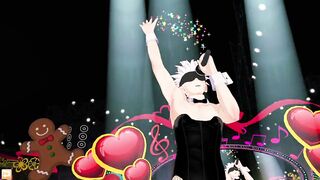 Gojo's bunny suit dance ruined my hole raw gay anime filth