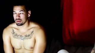 Levi Tucker destroys Trey with cock worship and sock sniffing fetish