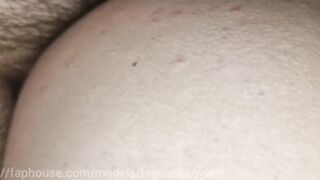 Hardcore deep hole fucking stepson and daddy bareback no condom raw cum inside