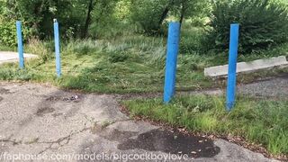 18 year old twink gets destroyed on a public cruise bareback cum shower