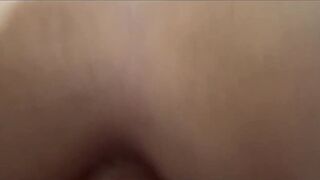 Femboy POV fucks tasty ass sloppy bareback raw loud moaning