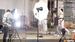 Boynapped Luca Zavat & Xavier Sibley Foot Worship Dom Blowjob Uncut Cum