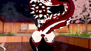 Besuru eats out Wikerbeast then gets fucked breathless rough riding big gay furry ass
