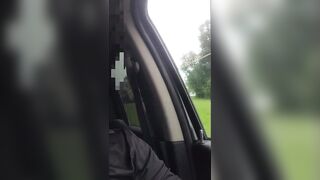 Big hairy bear stuffed in gay truck parked at lake gets solo tease