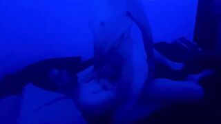 Slutty femboy rides daddy’s cock raw twink daddy creampie