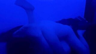 Slutty femboy rides daddy’s cock raw twink daddy creampie