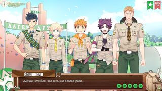 Scout game twinks Russian voice acting gay anime hentai game