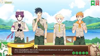 Scout game twinks Russian voice acting gay anime hentai game