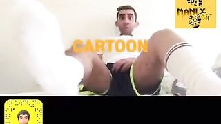 Step Gay Dad Busted by Step Son in Closet Foot Fetish Cartoon