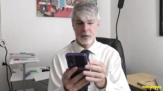 Daddy forces pup to take it deep on camera with risky dare