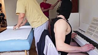 Erotic massage turns to hard fucking big dick blowjob cum mouth