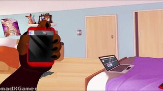 Gay furry yiffed femboy gets destroyed in animated game walkthrough