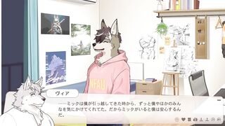 Bed sex with hot furry dog big dick japanese gay cumshot