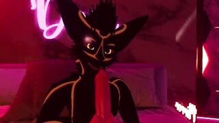 VRChat Furry Femboy Gushes in Gay VR Virtual Sex POV