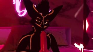 VRChat Furry Femboy Gushes in Gay VR Virtual Sex POV