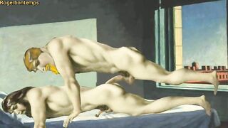 Greek gladiator barebacked in vintage cartoon hentai